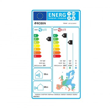 Robin GBT-H2400WF Κλιματιστικό Inverter 24000 BTU A++/A+ με Ιονιστή και WiFi